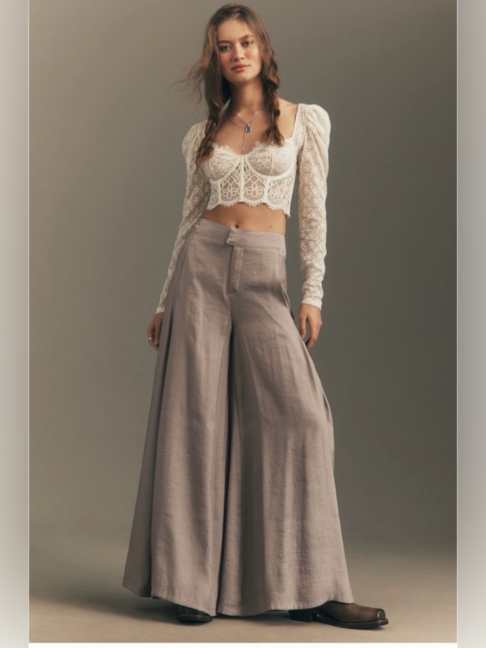 Anthropologie Pilcro Skirty Wide-Leg Trousers NWT